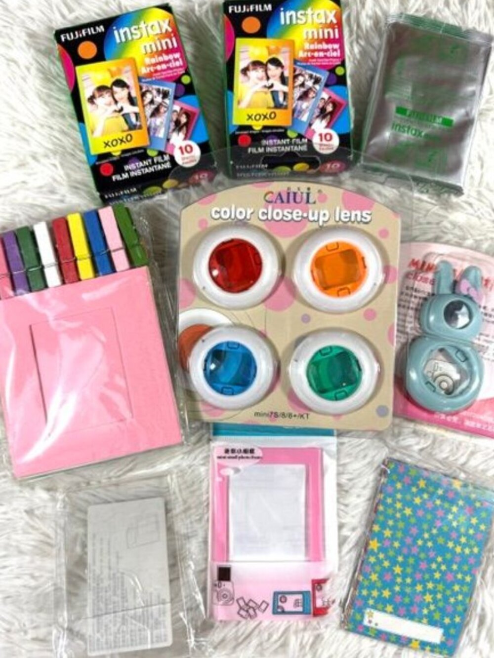 21pc Fujifilm Instax Mini Instant Camera Accessory Set